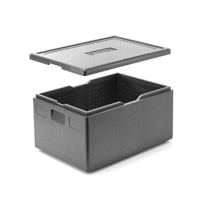 Tepelně izolační nádoba Pyocellan, HENDI, Kitchen Line, GN 1/1, 80L, Černá, 685x485x(H)360mm | 707456